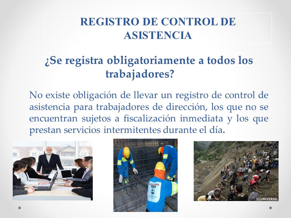 REGISTRO DE CONTROL DE ASISTENCIA