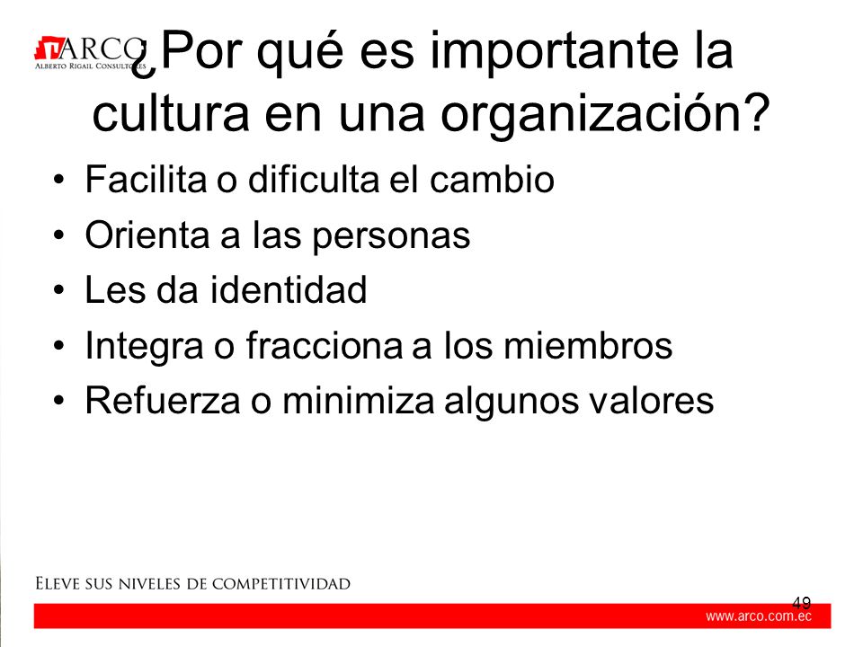 ¿Por qué es importante la cultura en una organización