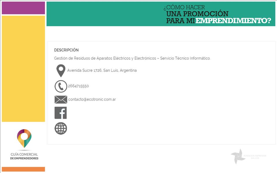 Como se ven los datos de la empresa