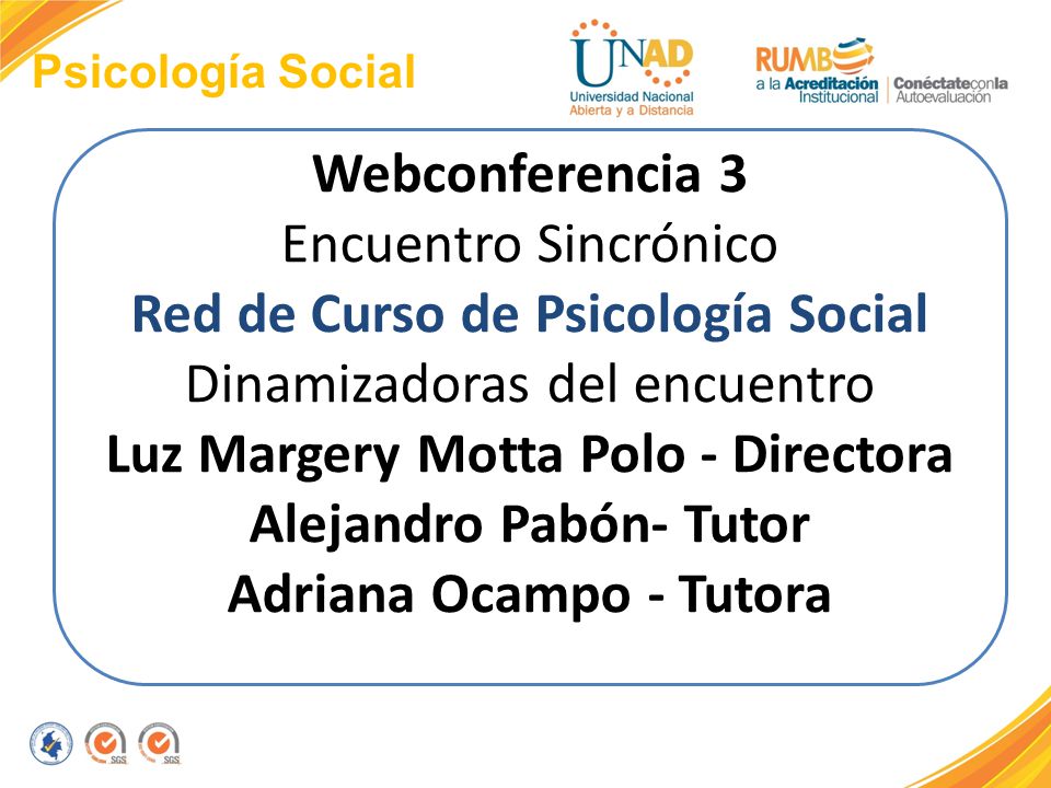 Red de Curso de Psicología Social Dinamizadoras del encuentro