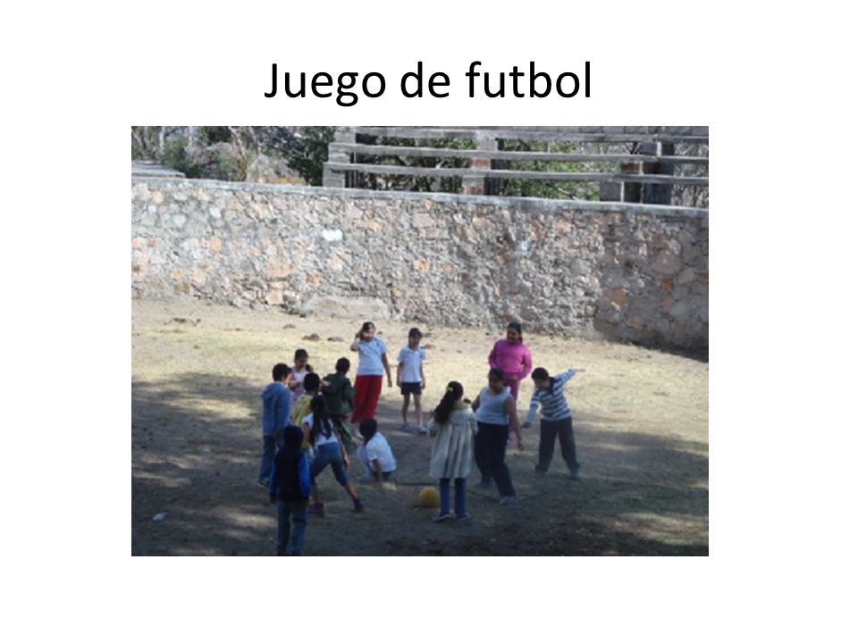 Juego de futbol
