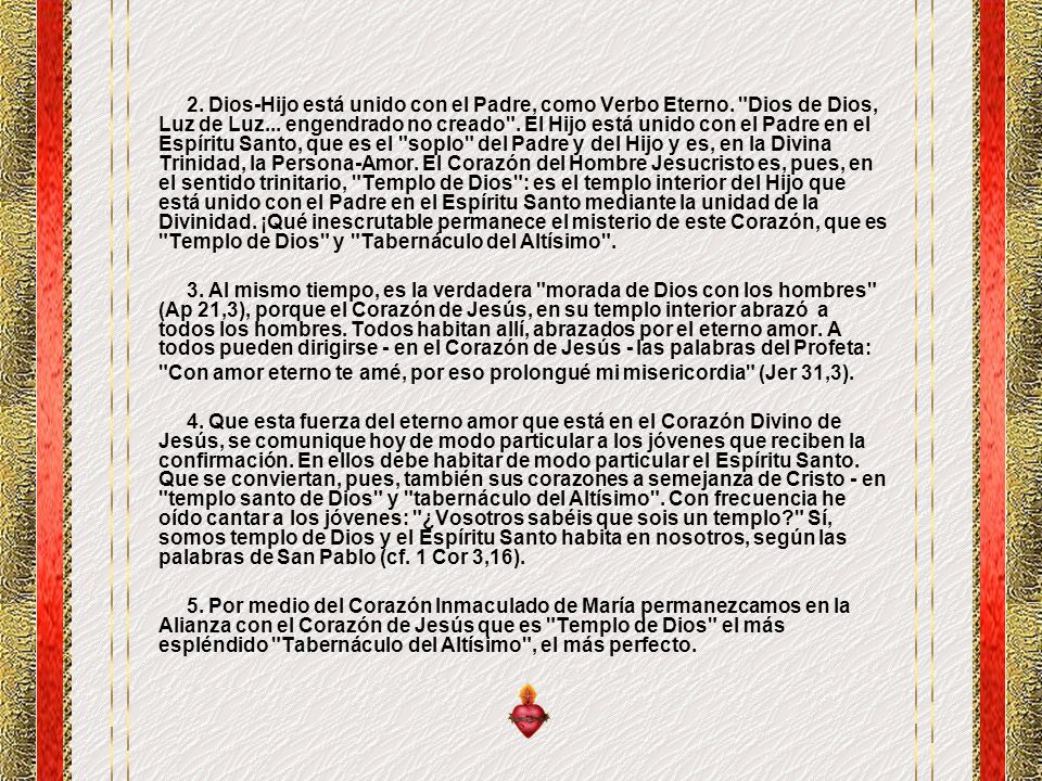 2. Dios-Hijo está unido con el Padre, como Verbo Eterno