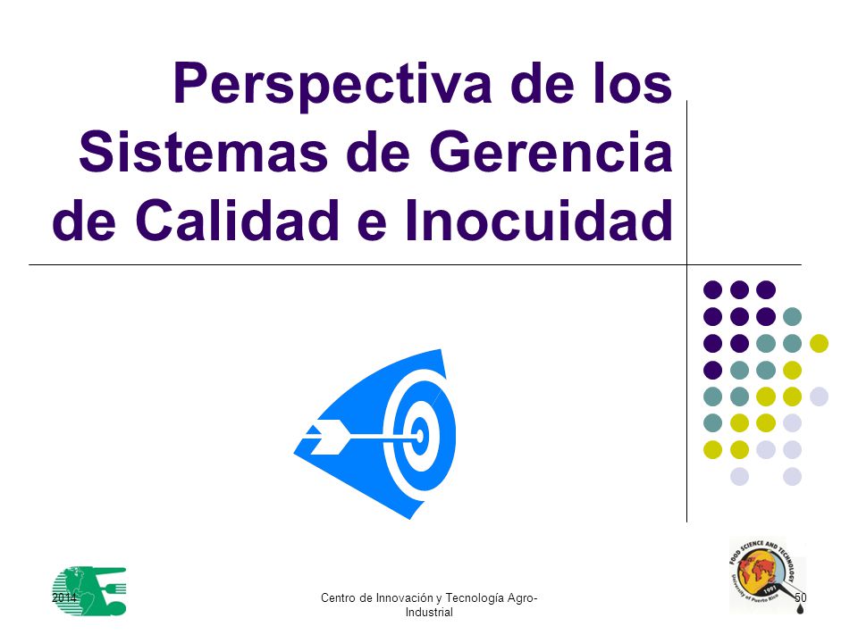 Perspectiva de los Sistemas de Gerencia de Calidad e Inocuidad