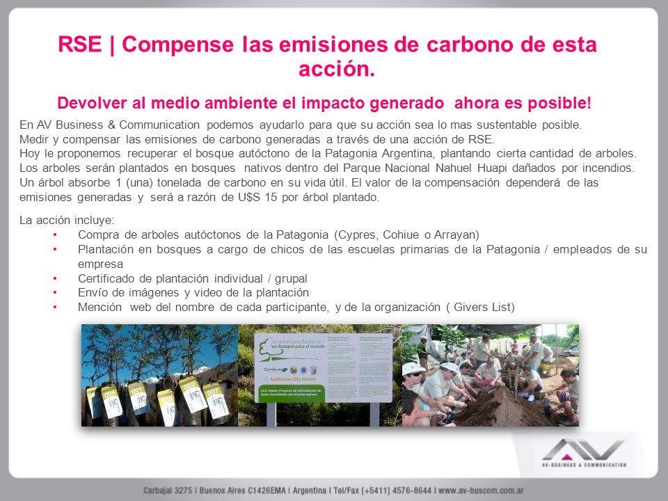 RSE | Compense las emisiones de carbono de esta acción.