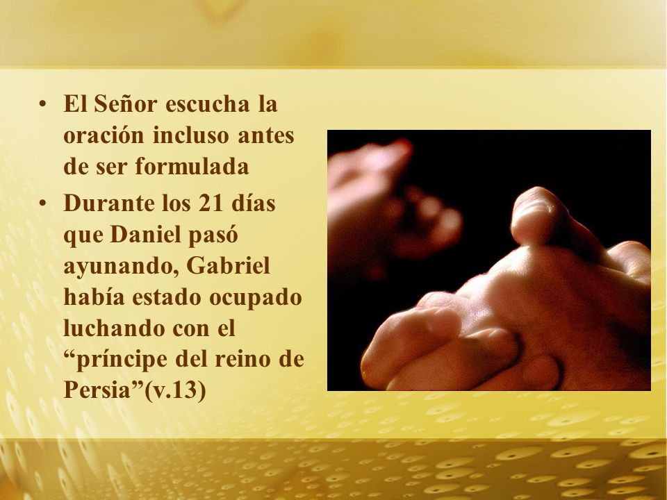 El Señor escucha la oración incluso antes de ser formulada