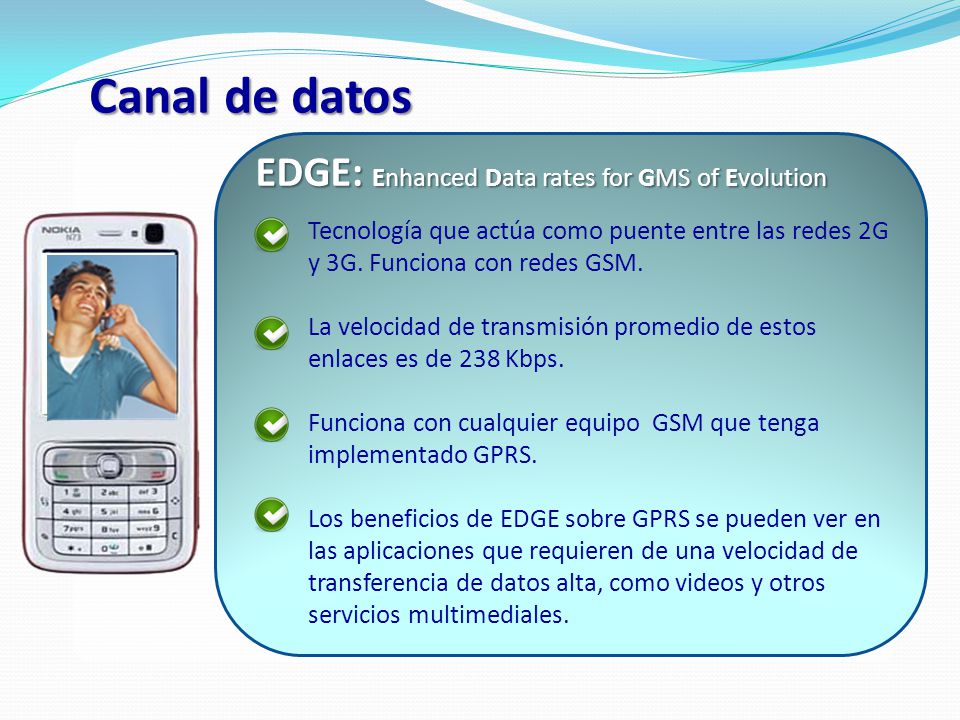 Canal de datos EDGE: Enhanced Data rates for GMS of Evolution