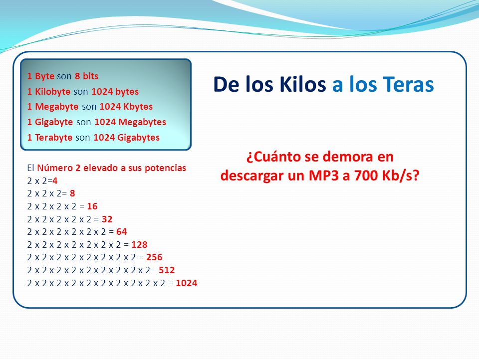 ¿Cuánto se demora en descargar un MP3 a 700 Kb/s