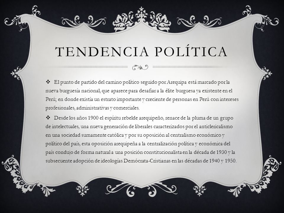 Tendencia política
