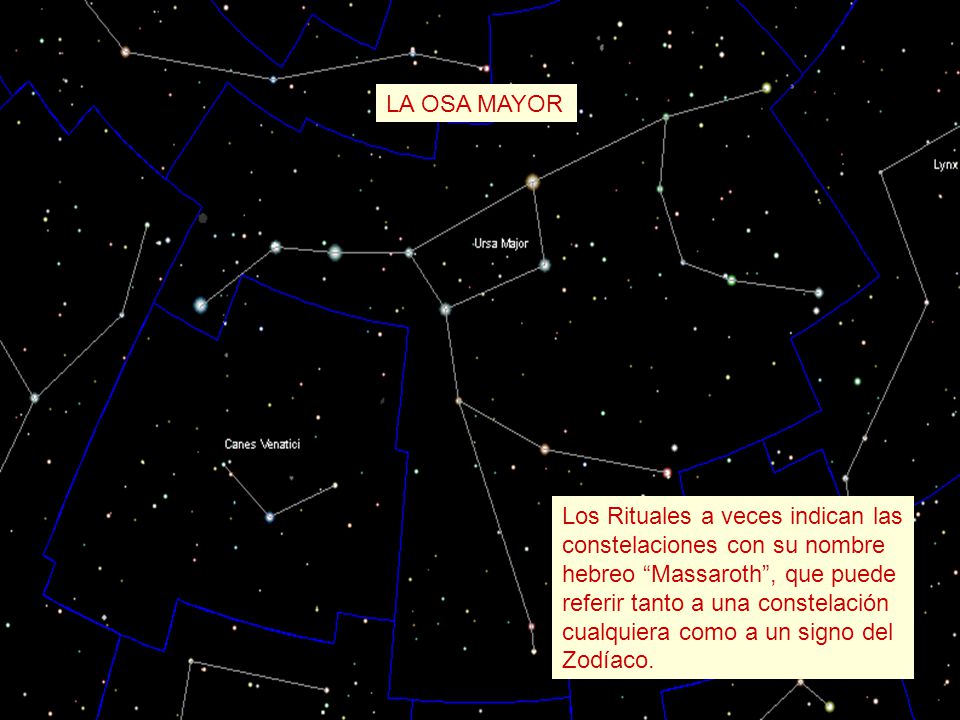 LAS PLÉYADES ORIÓN. ARTURO. LA OSA MAYOR. Algunos objetos astronómicos que suelen aparecer en los símbolos y Rituales de este grado.