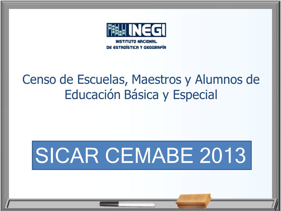Censo de Escuelas, Maestros y Alumnos de Educación Básica y Especial