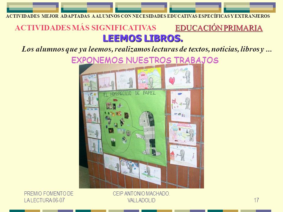 EXPONEMOS NUESTROS TRABAJOS