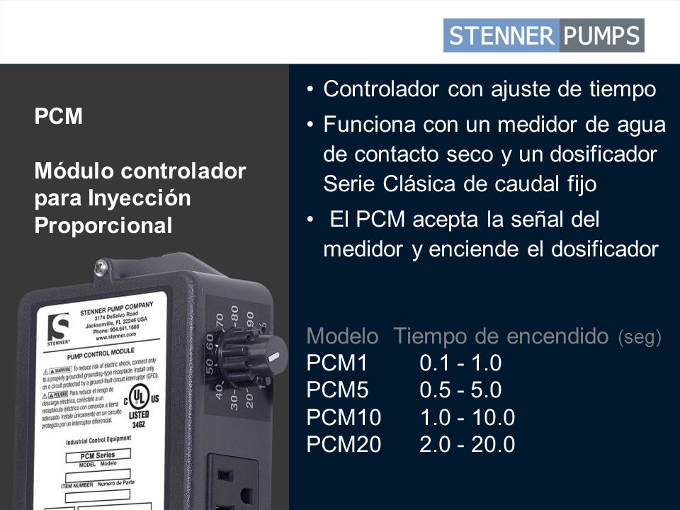 PCM Módulo controlador para Inyección Proporcional