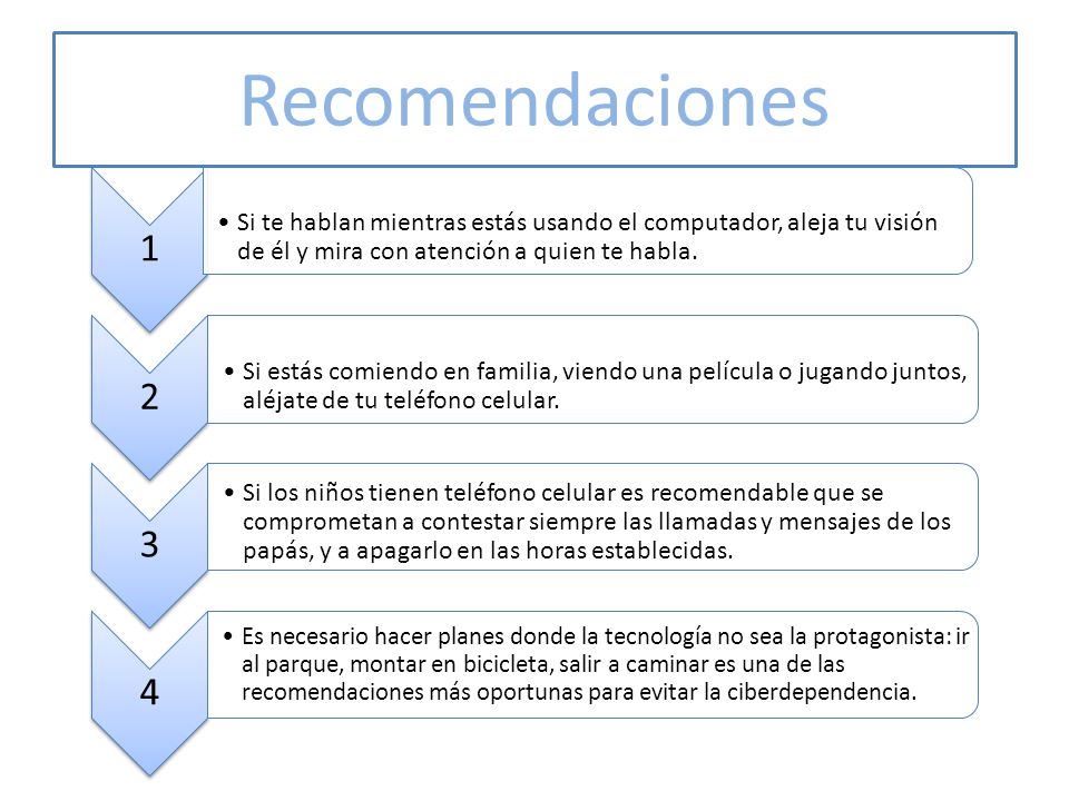 Recomendaciones 1. Si te hablan mientras estás usando el computador, aleja tu visión de él y mira con atención a quien te habla.