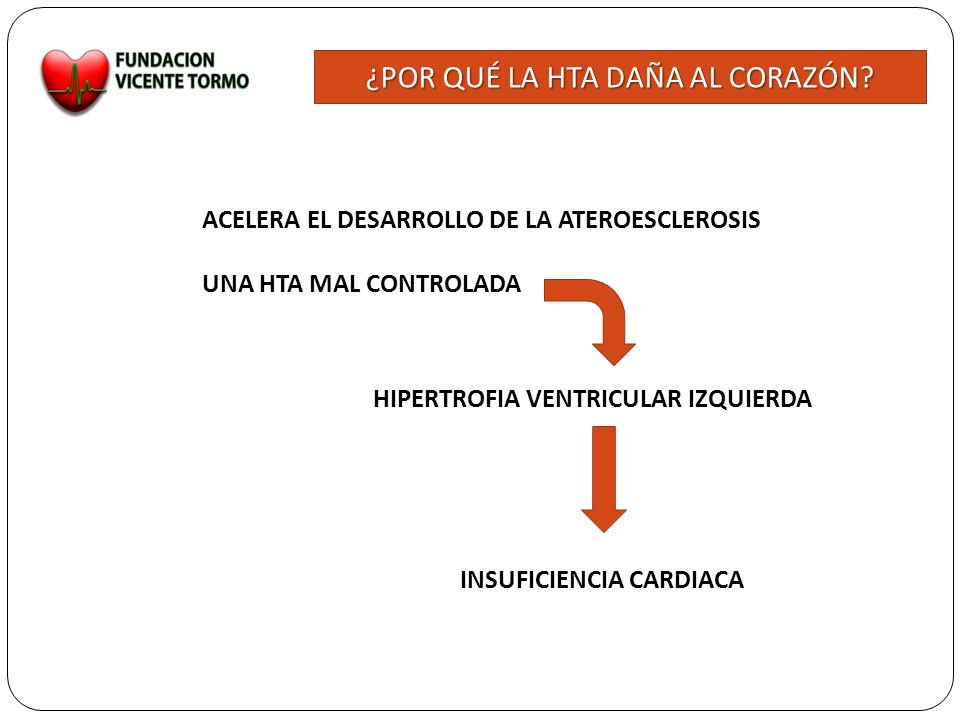 ¿por qué la hta daña al corazón