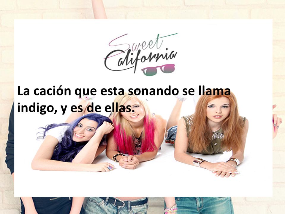 La cación que esta sonando se llama indigo, y es de ellas.