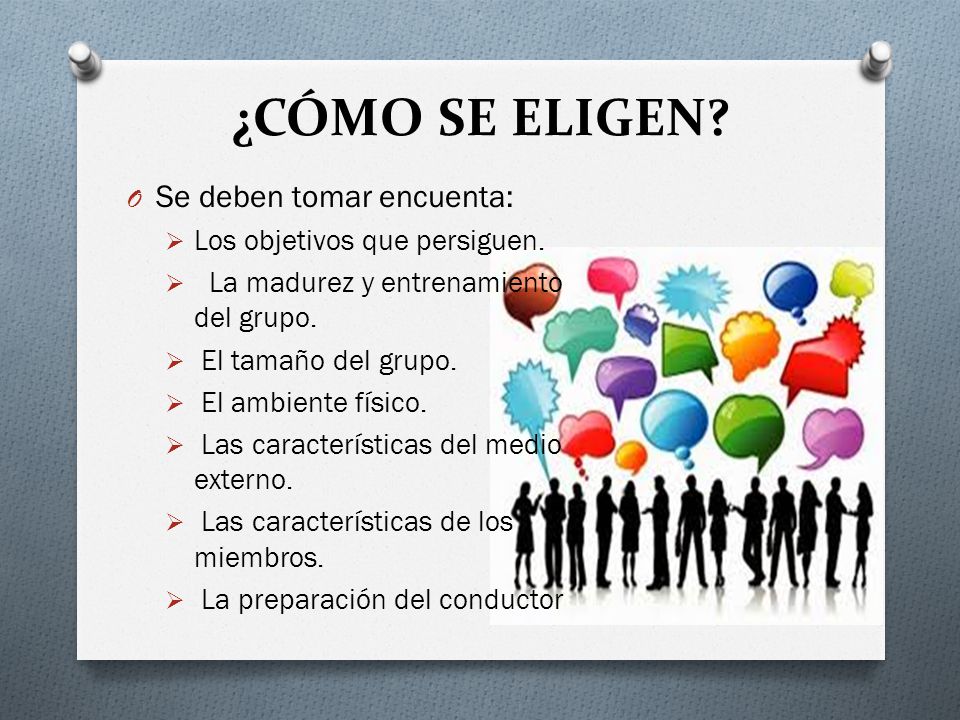 ¿CÓMO SE ELIGEN Se deben tomar encuenta: Los objetivos que persiguen.