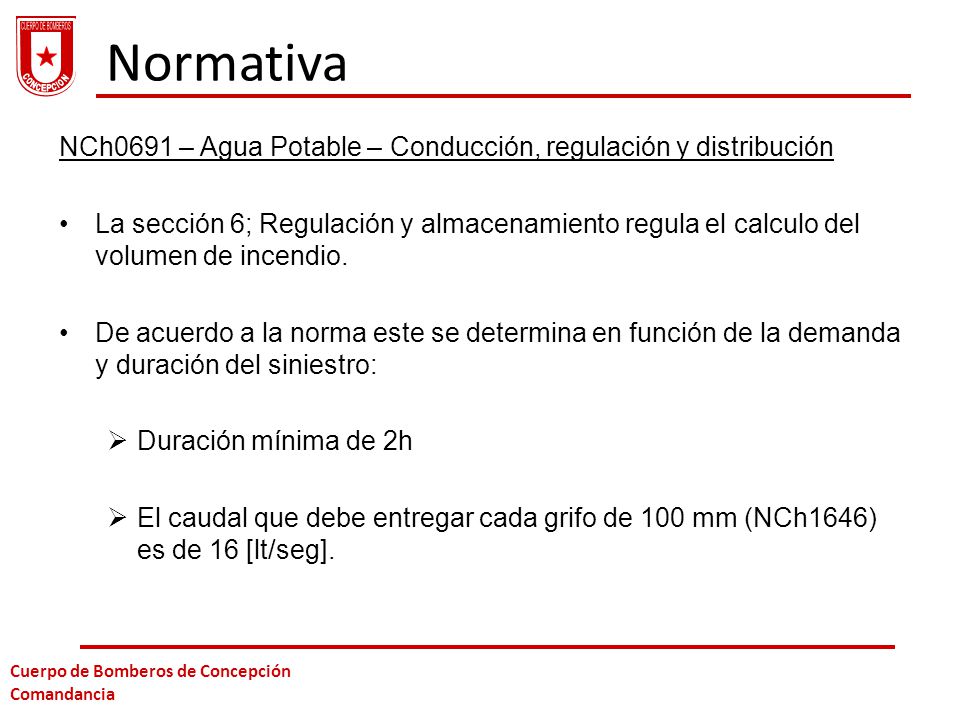 Normativa NCh0691 – Agua Potable – Conducción, regulación y distribución.