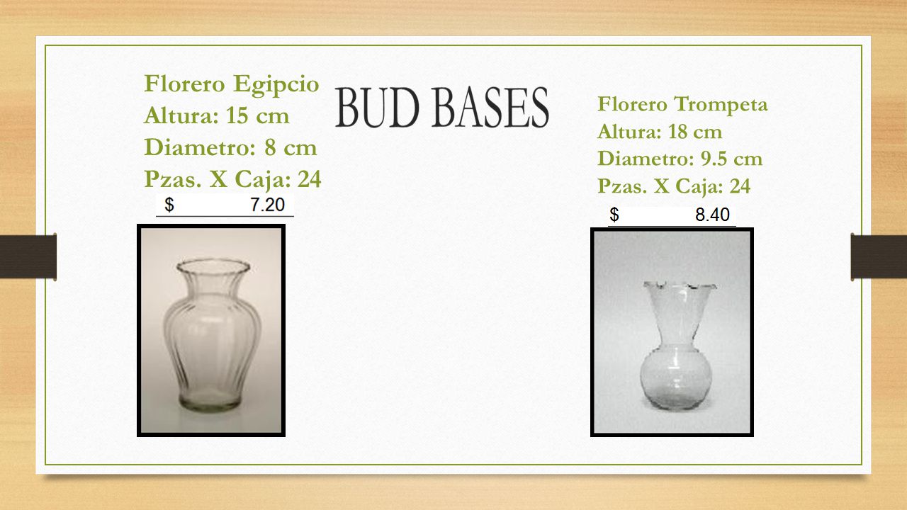 Florero Egipcio Altura: 15 cm Diametro: 8 cm Pzas. X Caja: 24