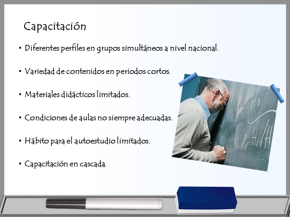 Capacitación Diferentes perfiles en grupos simultáneos a nivel nacional. Variedad de contenidos en periodos cortos.