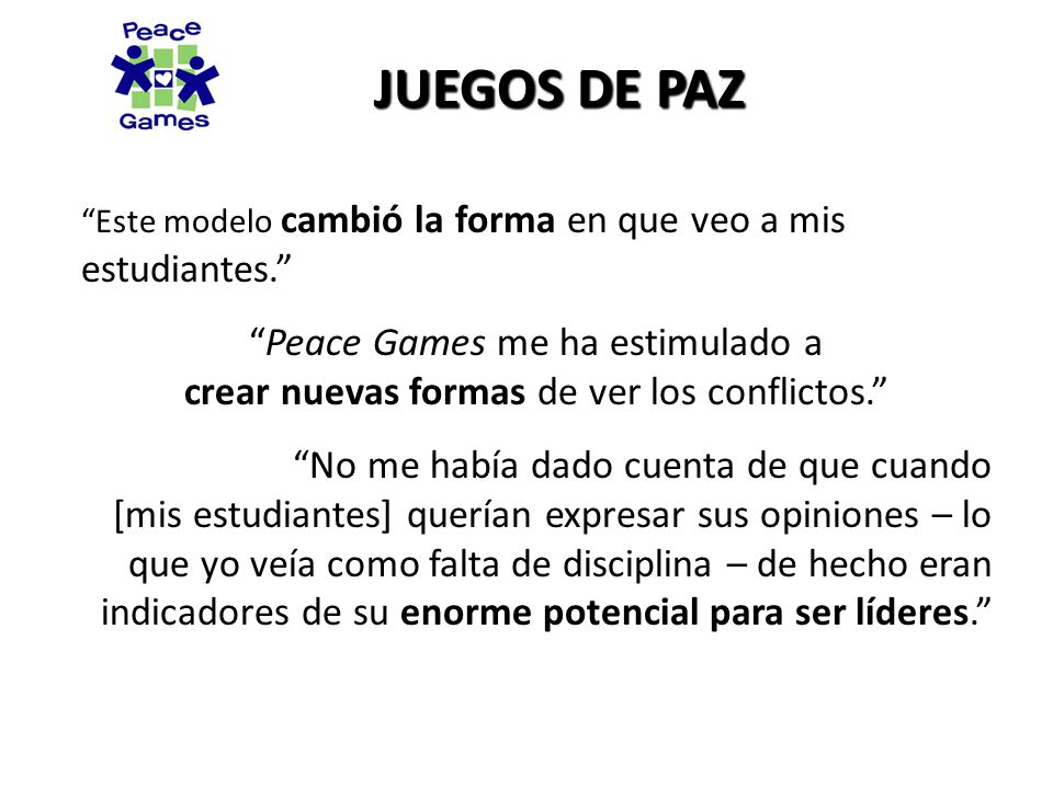 Este modelo cambió la forma en que veo a mis estudiantes.