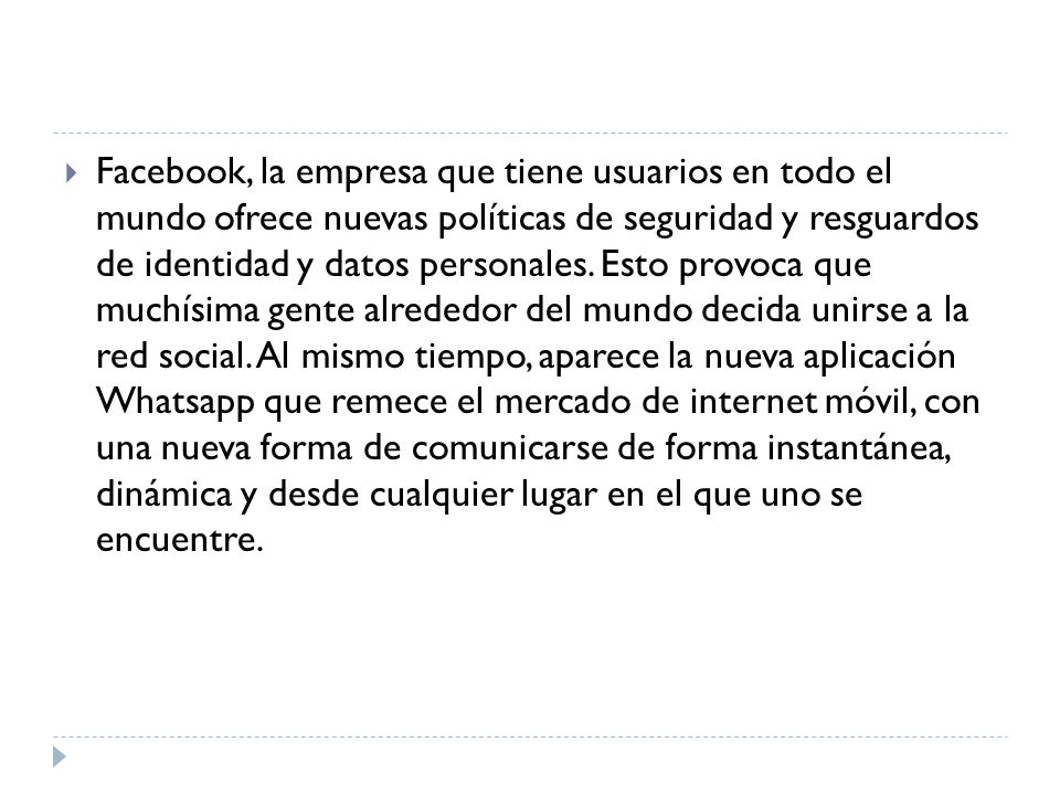 Facebook, la empresa que tiene usuarios en todo el mundo ofrece nuevas políticas de seguridad y resguardos de identidad y datos personales.