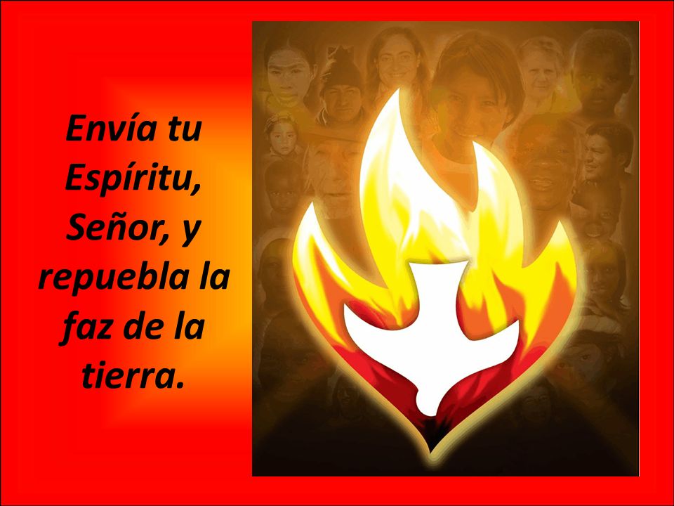 Envía tu Espíritu, Señor, y repuebla la faz de la tierra.