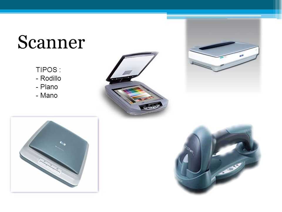 Scanner TIPOS : Rodillo Plano Mano