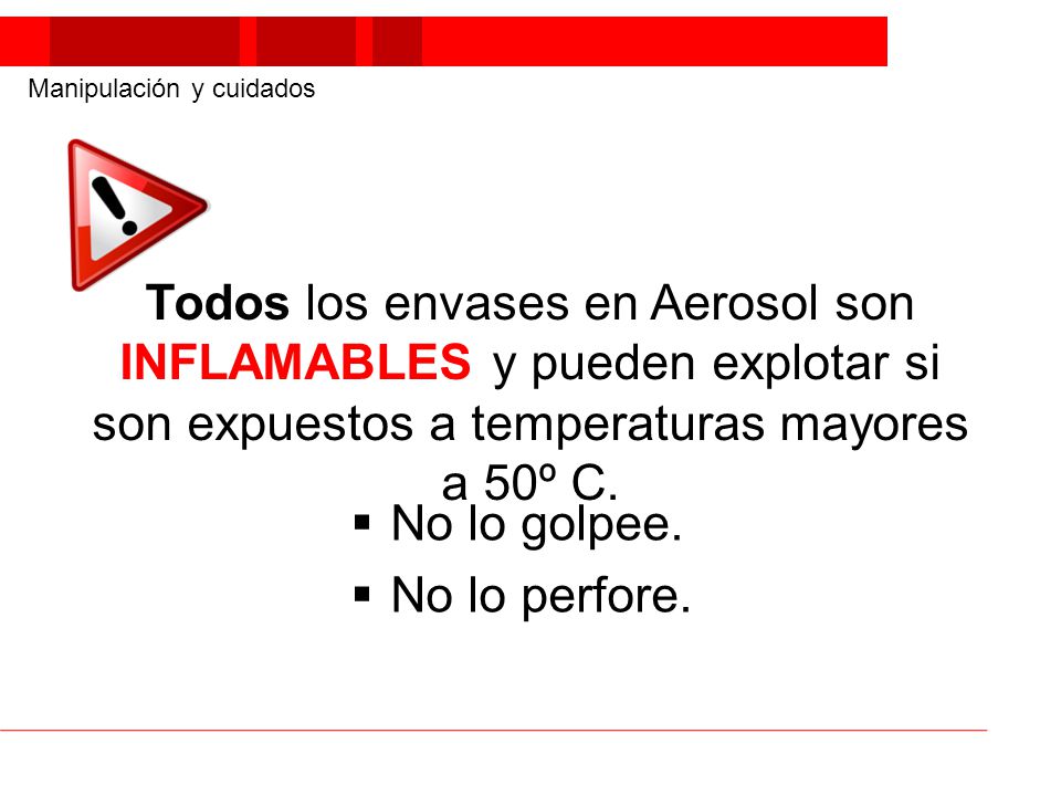 Manipulación y cuidados