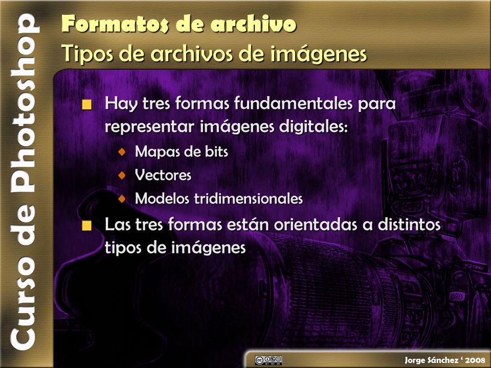 Formatos de archivo Tipos de archivos de imágenes