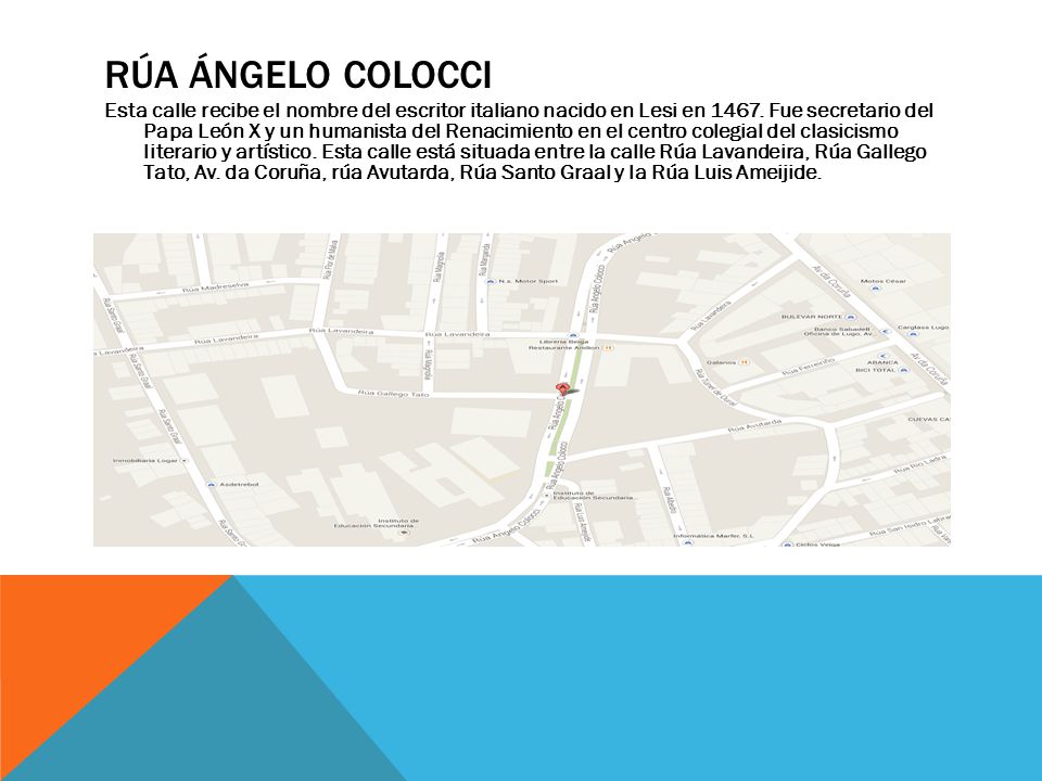 Rúa Ángelo colocci