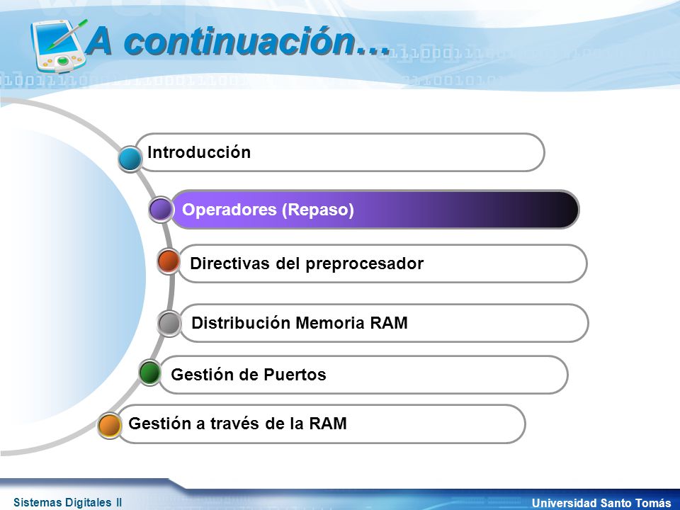 A continuación… Introducción Operadores (Repaso) Operadores (Repaso)