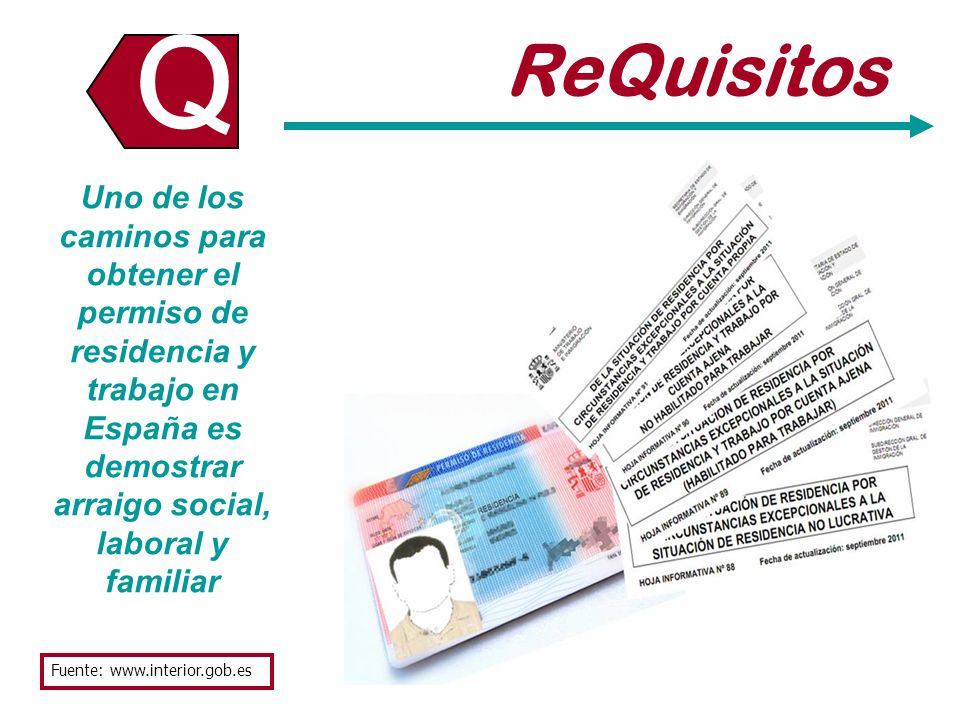 Uno de los caminos para obtener el permiso de residencia y trabajo en