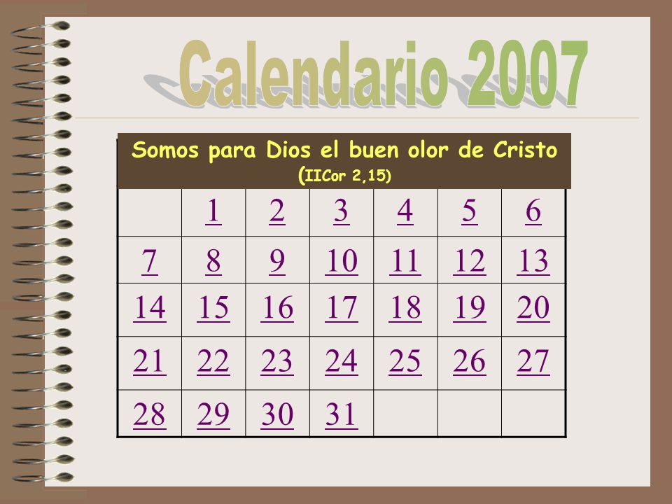 Somos para Dios el buen olor de Cristo (IICor 2,15)