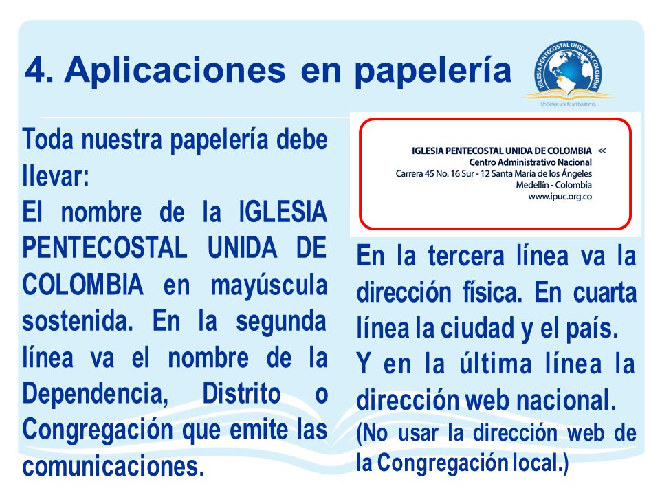 4. Aplicaciones en papelería