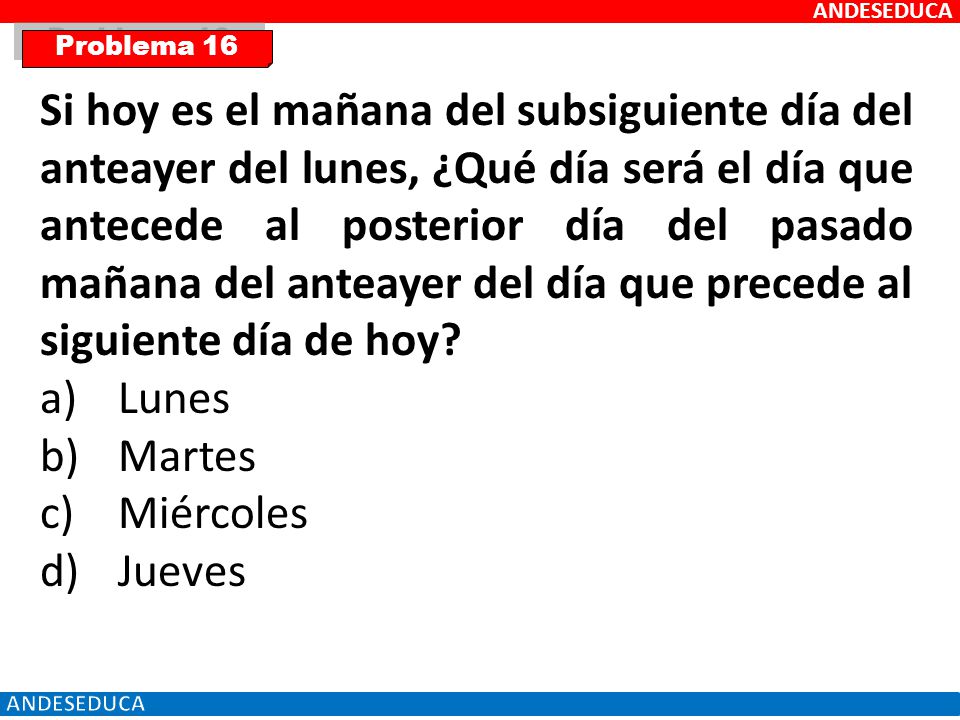 ANDESEDUCA Problema 16.