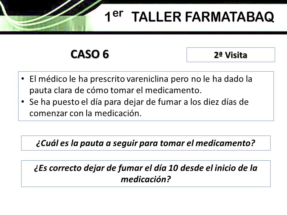 ¿Cuál es la pauta a seguir para tomar el medicamento