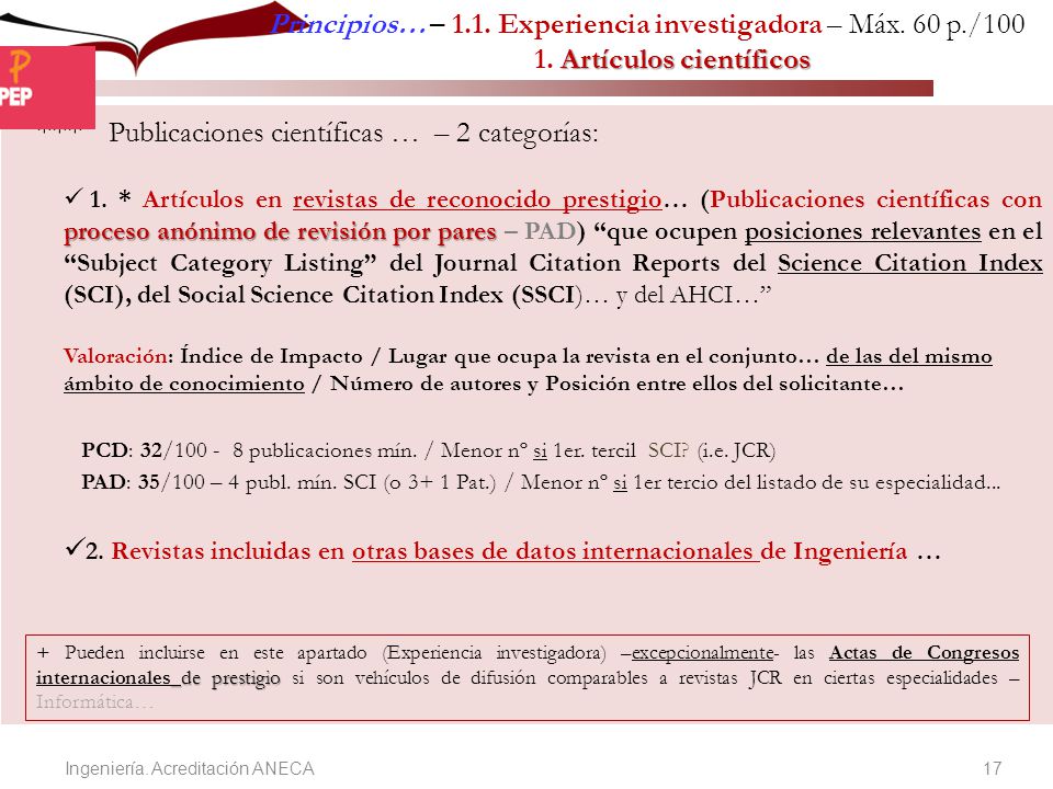 1. Artículos científicos