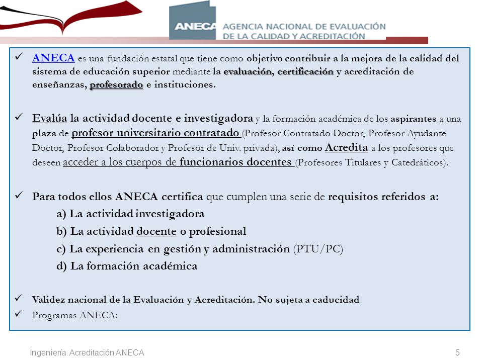 a) La actividad investigadora b) La actividad docente o profesional