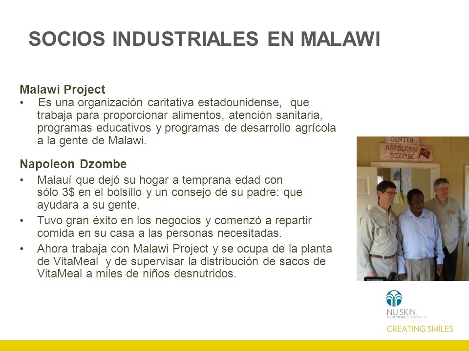 SOCIOS INDUSTRIALES EN MALAWI