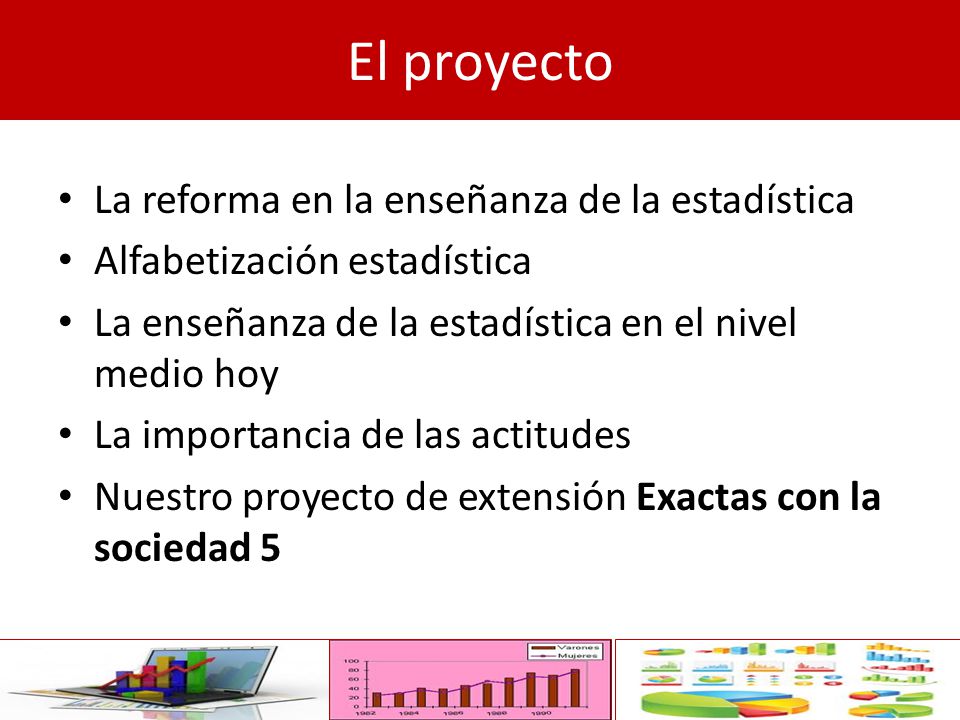 El proyecto La reforma en la enseñanza de la estadística