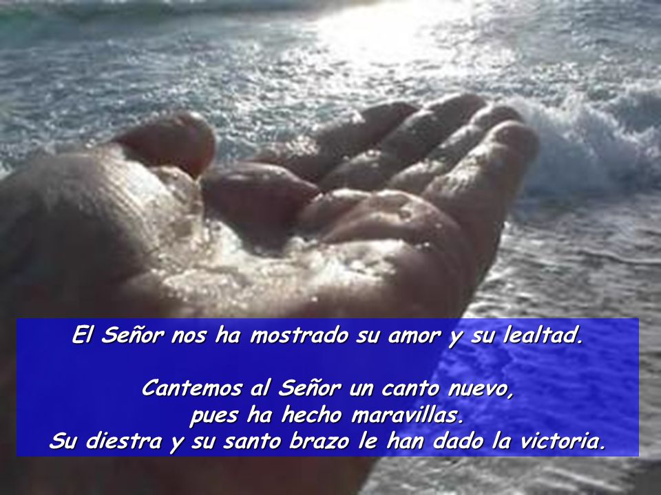 El Señor nos ha mostrado su amor y su lealtad.