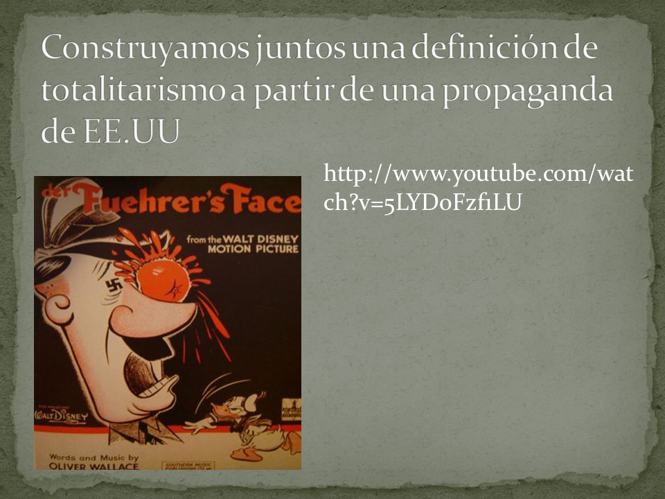 Construyamos juntos una definición de totalitarismo a partir de una propaganda de EE.UU