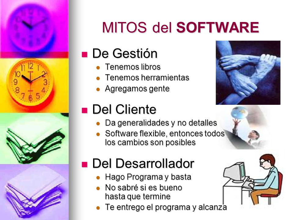 MITOS del SOFTWARE De Gestión Del Cliente Del Desarrollador