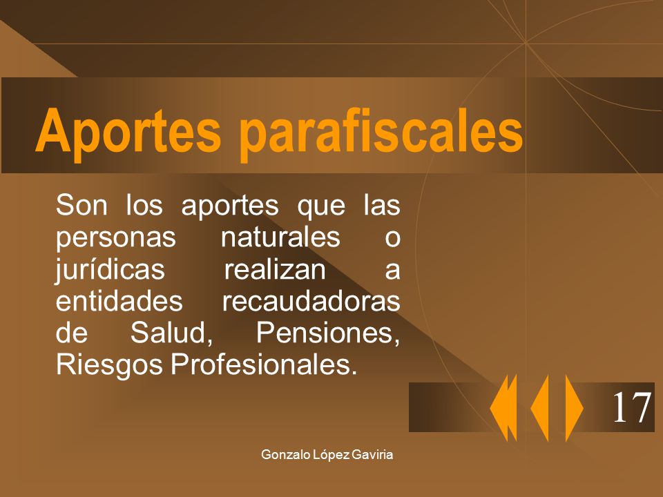 Aportes parafiscales