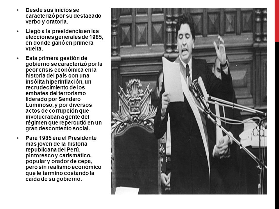 Desde sus inicios se caracterizó por su destacado verbo y oratoria.