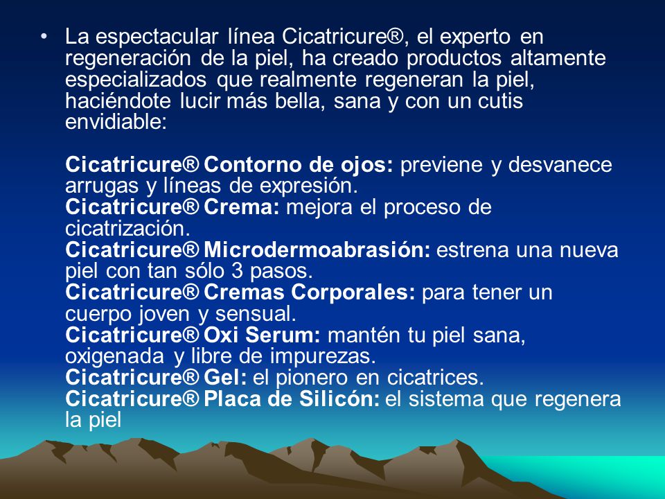 La espectacular línea Cicatricure®, el experto en regeneración de la piel, ha creado productos altamente especializados que realmente regeneran la piel, haciéndote lucir más bella, sana y con un cutis envidiable: Cicatricure® Contorno de ojos: previene y desvanece arrugas y líneas de expresión.