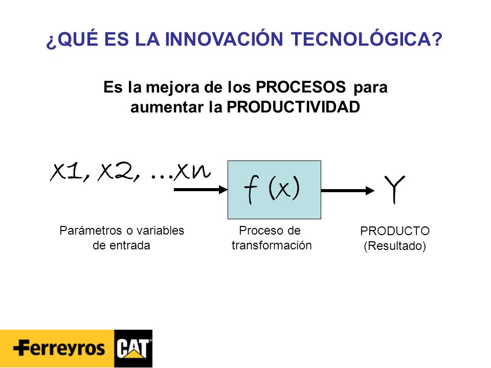 Es la mejora de los PROCESOS para aumentar la PRODUCTIVIDAD