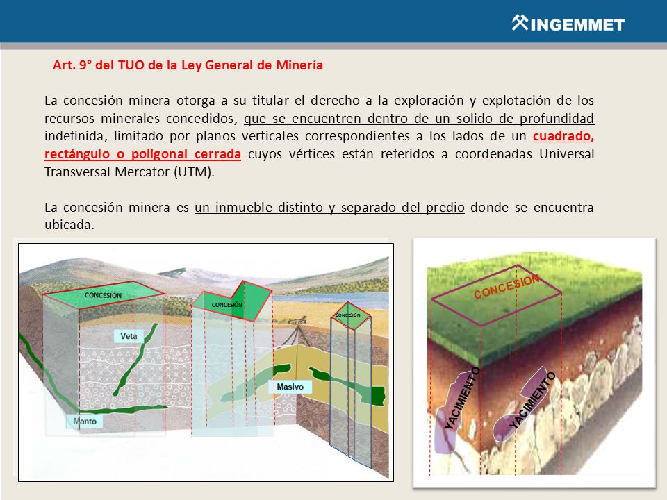 Art. 9° del TUO de la Ley General de Minería