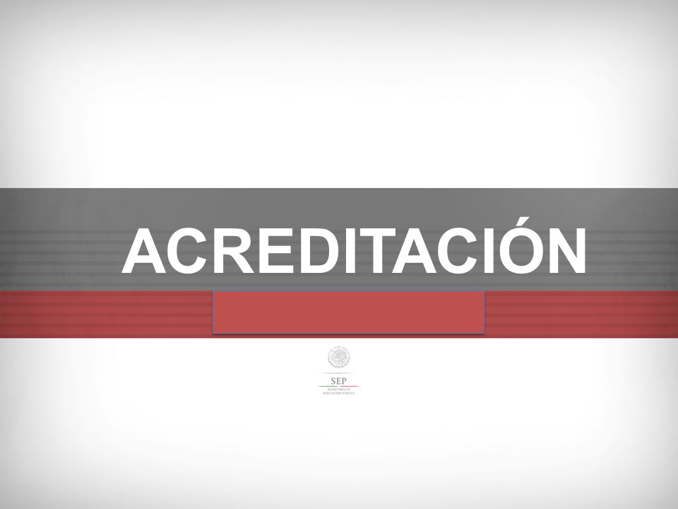 ACREDITACIÓN