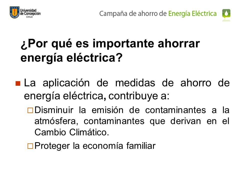 ¿Por qué es importante ahorrar energía eléctrica